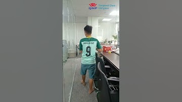 Thi Công Vách Kính Văn Phòng #cuakinh #vachkinh #quangnamphatglass #shorts