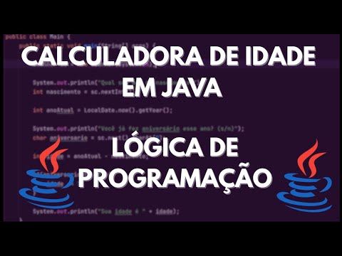 Calculadora de idade em java - Lógica de programação - YouTube