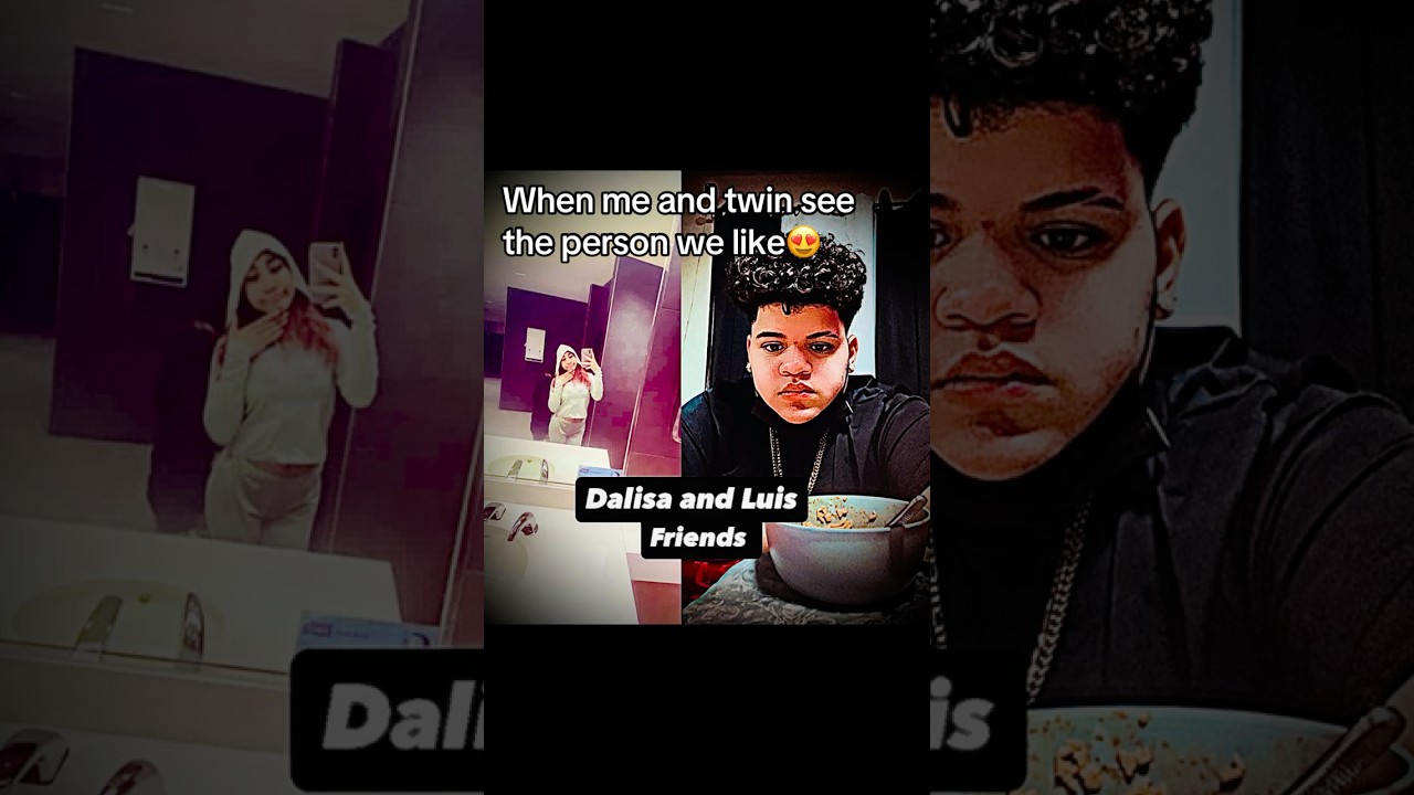 When me and twin see the person we like😍 