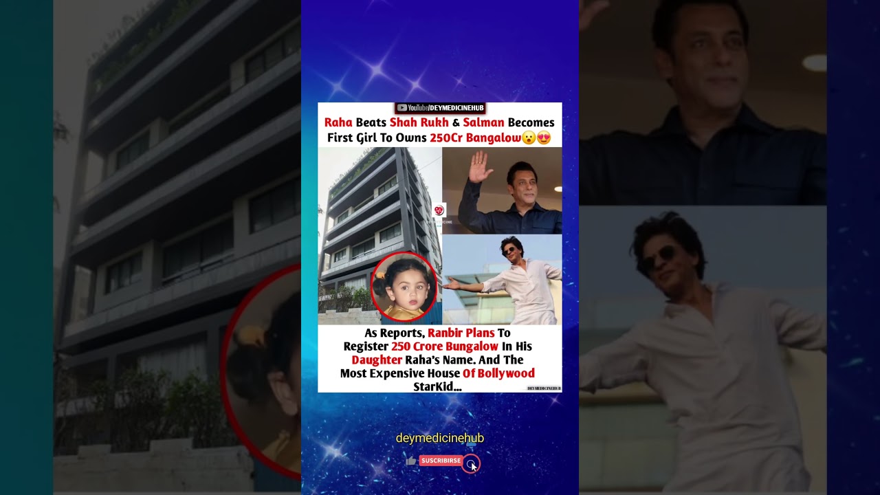 👉 Baby Raha Beats SRK & Salman 😱 Owns ₹250 Crore Bungalow!