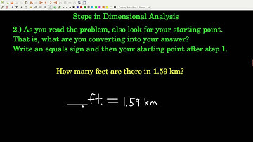 Chem143 Dimensional Analysis