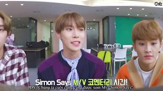 [vietsub] real reaction to 'simon says' mv - nct 127 & commentary