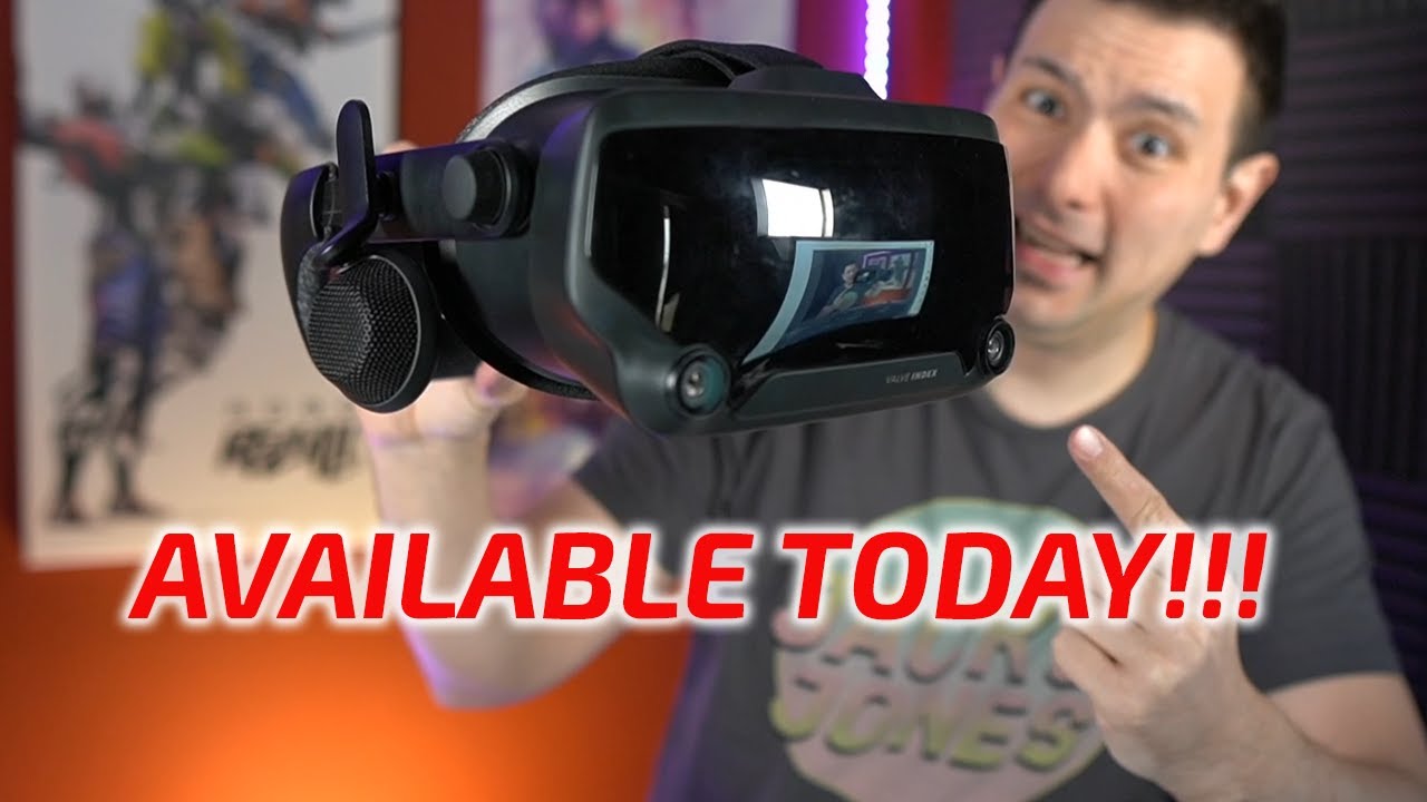 VALVE INDEX AVAILABLE TODAY Best VR Headset For HalfLife Alyx Will