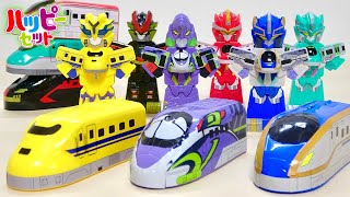 ハッピーセット 新幹線変形ロボ シンカリオンZ 第2弾 2/11~2/17 シンカリオンZ ドクターイエロー, シンカリオンZ E7アズサ, シンカリオンZ 500 ミュースカイ TYPE EVA
