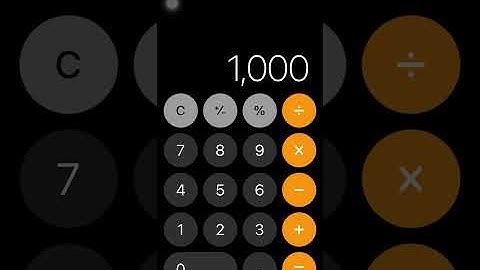 How To Backspace on The iPhone Calculator