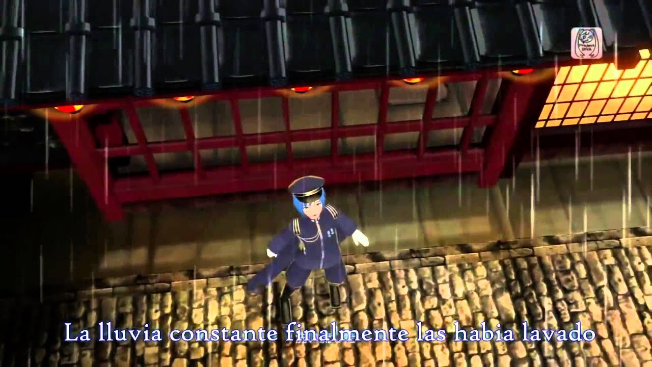 Project Diva F Kaito Nero Crescent Moon Kurousap White Flame Sub Esp By Clare