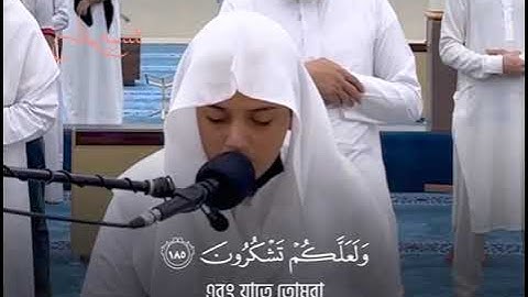 آيات الصيام, سورة البقرة (آية ١٨٣ - ١٨٩); القارئ علي عبدالسلام اليوسف