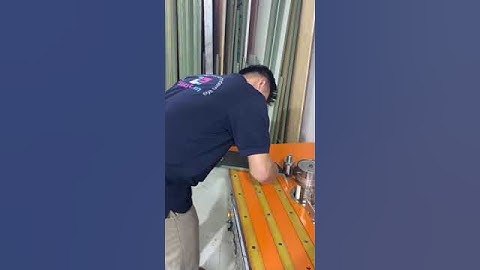 Hướng dẫn dán chỉ cạnh gỗ MDF - Cạnh bo cong bằng máy thủ công