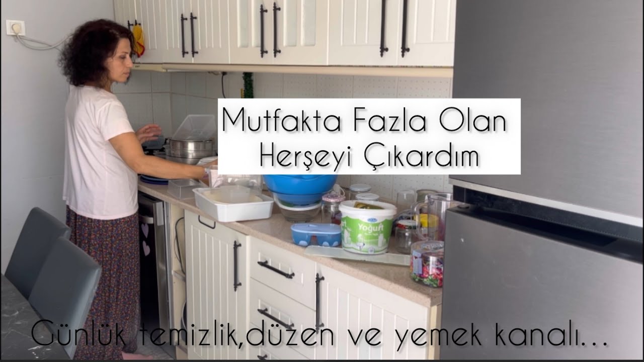 Minimalist Olmuş Mu?🌿Mutfakta Küçük Değişiklikler🌸Dolap İçi Düzeni Son,Daha Dağılmak Yok✨Temizlik🪣
