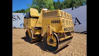Lot 2069: Wacker RD880 Roller Will Be Sold At Auction!