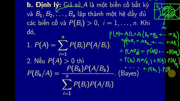 Lý thuyết Biến cố ngẫu nhiên | Công thức xác suất đầy đủ và công thức Bayes | Phần 5 (cuối)