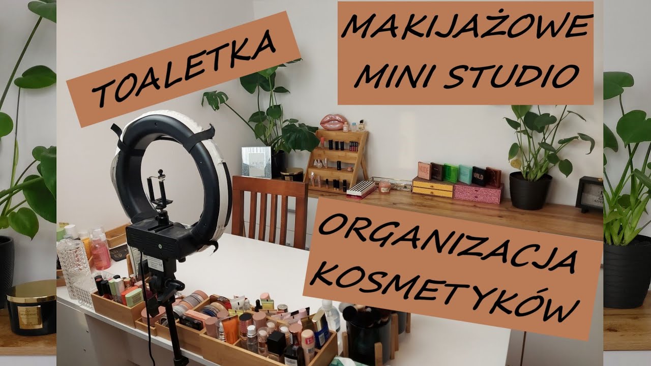 MÓJ MAKIJAŻOWY ŚWIAT | NOWA ORGANIZACJA KOSMETYKÓW | TOALETKA | JAK TO WYGLĄDA OD KUCHNI🥰🤩