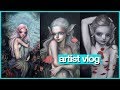 Preparing for my SOLO SHOW (mermaids!!) 💖 ARTIST VLOG 39