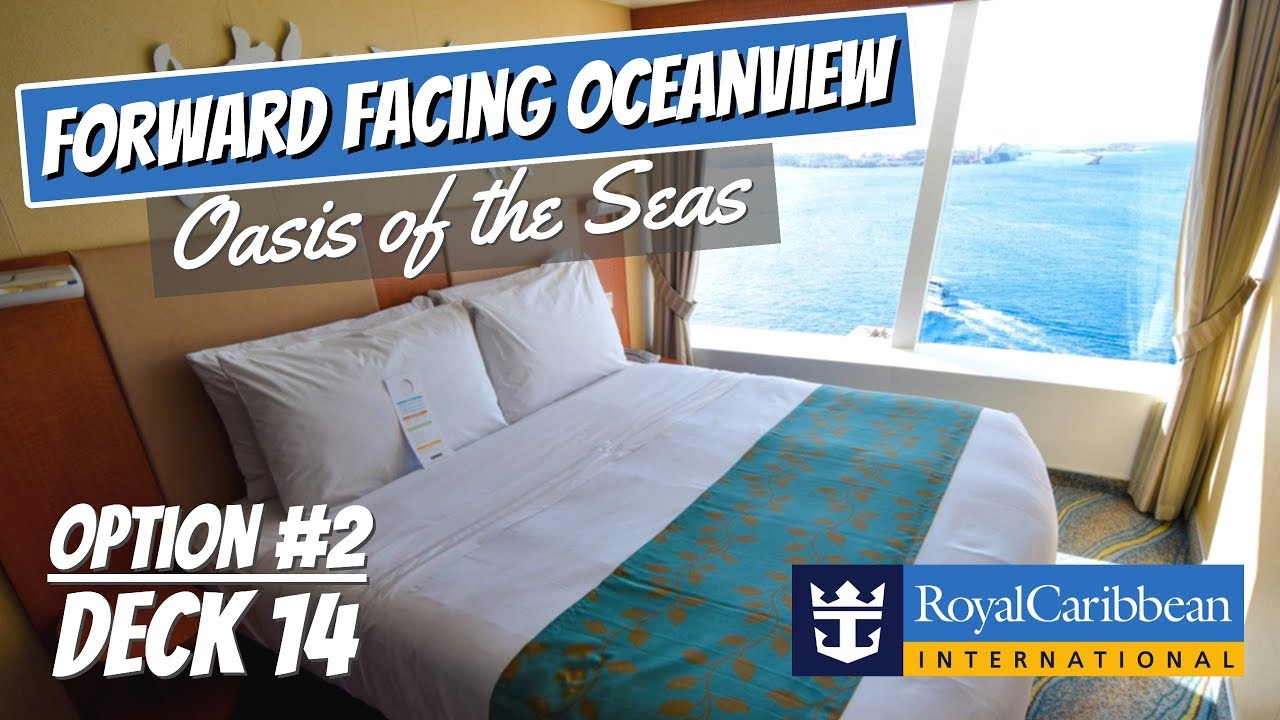 Royal Caribbean Oasis Of The Seas Forward Facing Ocean View Stateroom Tour Deck 14