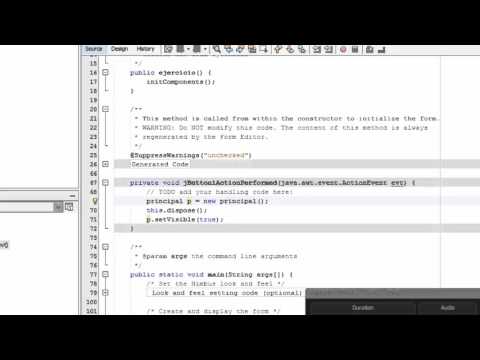 Netbeans  Ayala Dona Toolbar