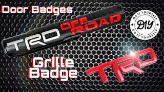 $25 TRD Off Road Side Badges/ Grille Badge for 3rd Gen  Toyota Tacoma