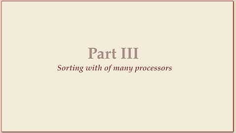 COMP526 (Spring 2022) 3-8 §3.7 Parallel computation, PRAM models