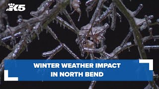 Winter weather impact in North Bend
