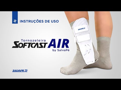 Vídeo do produto Tornozeleira Soft Cast Air 616 - Salvapé