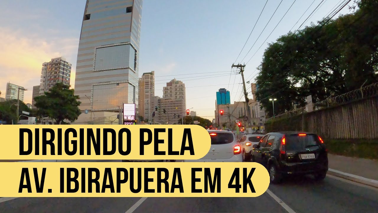 Dirigindo na Av. Ibirapuera de São Paulo em 4K (Ep.12)