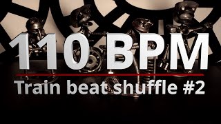 110 BPM - Train beat shuffle #2 - 4/4 Drum Beat - Drum Track