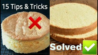 15 Cake Baking mistakes and How to Avoid Them|Baking class part 13 /sreeja's kitchen cakes n bakes