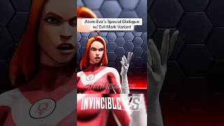 Atom Eve’s Special Dialogue with Mark Variant in Invincible VS #invinciblevs #invincible