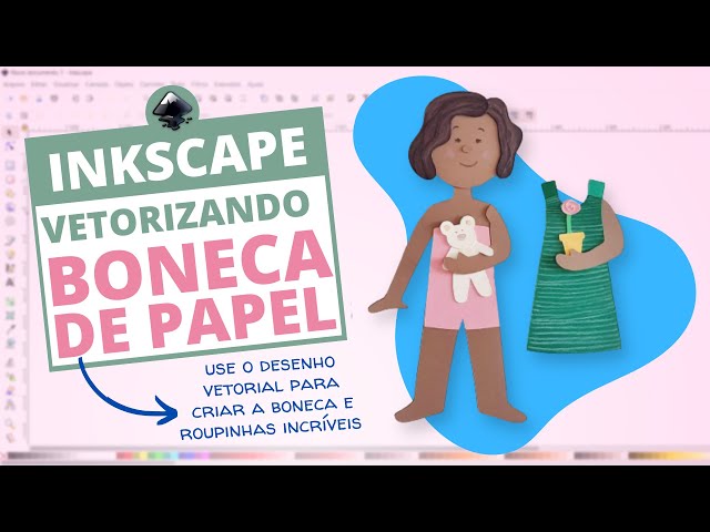 Imagens vetoriais Boneca de papel