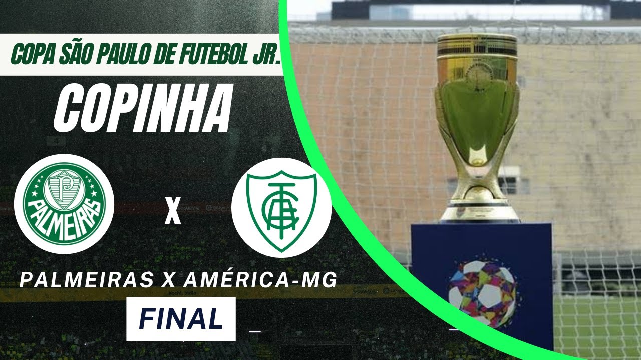 Palmeiras 2 x 1 América-MG  Copa SP de Futebol Júnior: melhores momentos