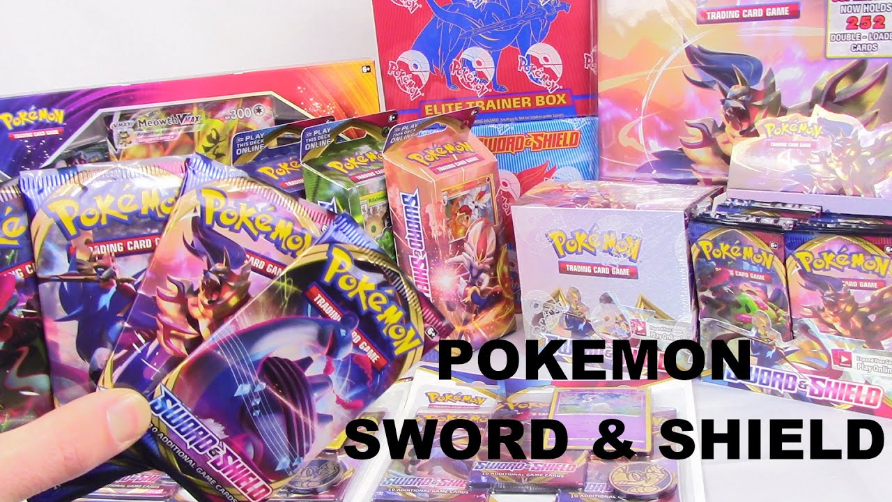 POKEMON SWORD SHIELD CARDS Booster Packs Theme Decks Trainer Boxes 