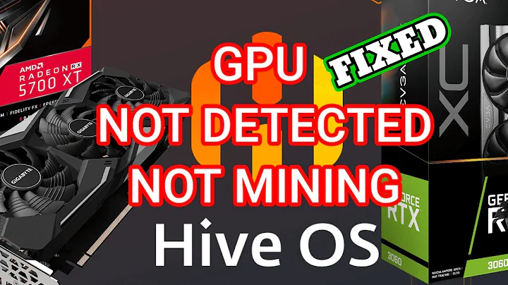 GPU NOT DETECTED, NOT MINING AMD/NVIDIA ON HIVEOS, T-REX MINER, TEAMREDMINER, FIXED.