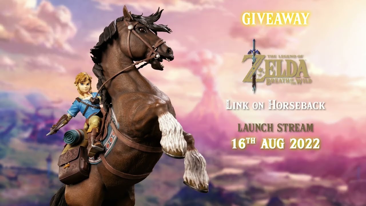 The Legend of Zelda™ Breath of the Wild Link on Horseback Resin