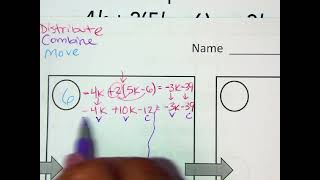 Multi Step Equations (Scavenger Hunt Examples)