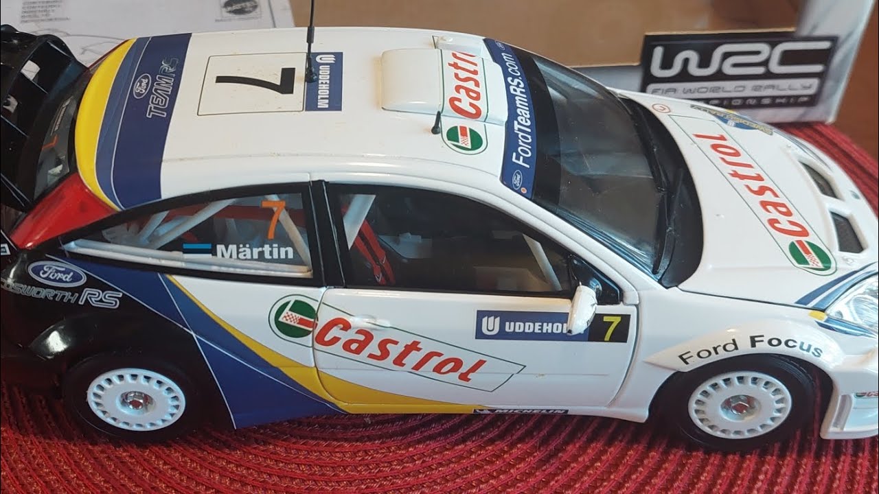Hot wheels 1 18 Ford Focus WRC rally car!! Very cool model from