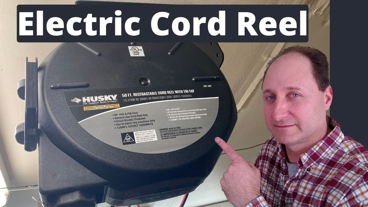 Installing extension cord reel 