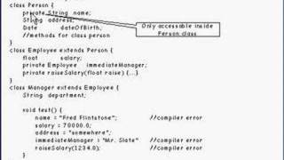 Java Tutorial 3.6 Classes Part 6/12 - private variables