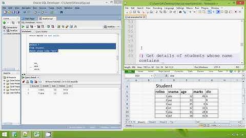 Oracle SQL Tutorial Lecture 4 NULL, LIKE, DISTINCT, ORDER BY