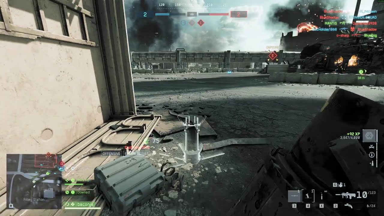 Motion sensor mine test