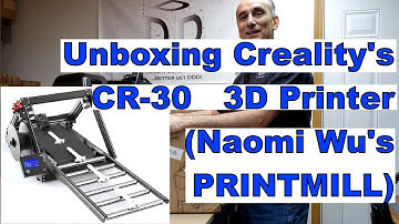 Unboxing the Creality CR-30 "Naomi Wus Printmill" 3D Printer