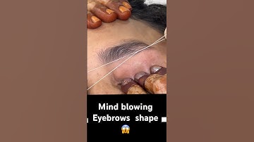 Waoo Kya eyebrows shapehe 😍❤️ #eyebrowshape #eyebrows #vlogger #shortsvideo #eyebrowtutorial