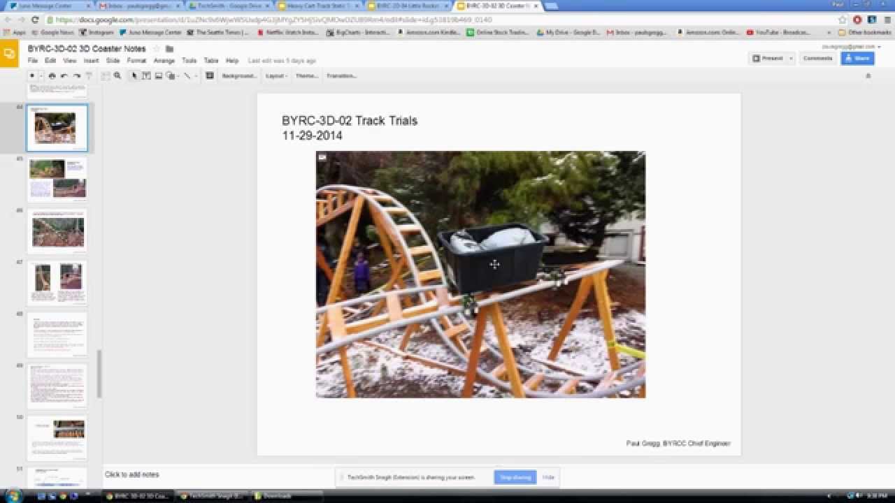 Backyard Roller Coaster BYRCv 00 Safety and Certification