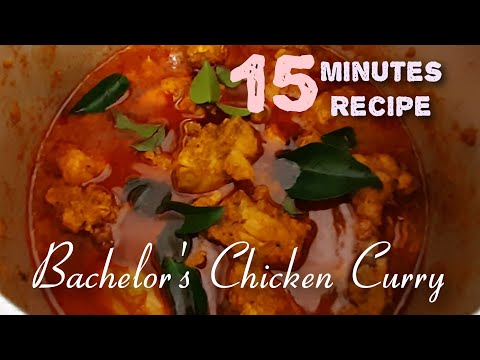 bachelor's-chicken-curry-l-pressure-cooker-chicken-curry-l-kerala-style-easy-chicken-curry