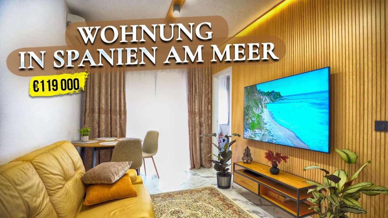 Immobilien in Spanien.☀️ Wohnung in Torrevieja am Meer 🏝 renoviert mit neuer Möbel.