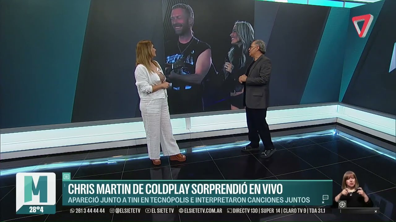 El cantante de Coldplay SORPRENDIÓ al interpretar canciones en el show de TINI