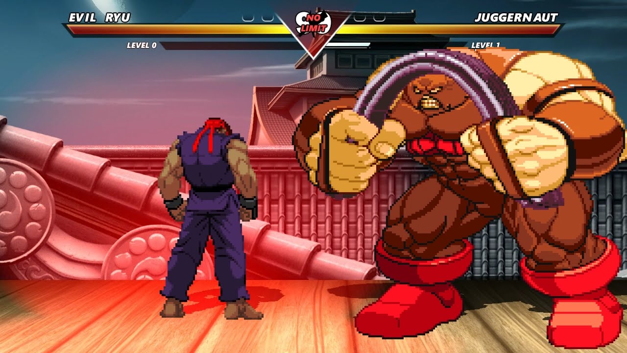 EVIL RYU vs JUGGERNAUT - Street fighter vs Marvel | DEATH BATTLE!