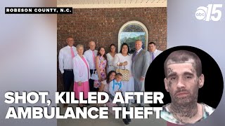 Woman shot, killed during theft of ambulance in Robeson Co.