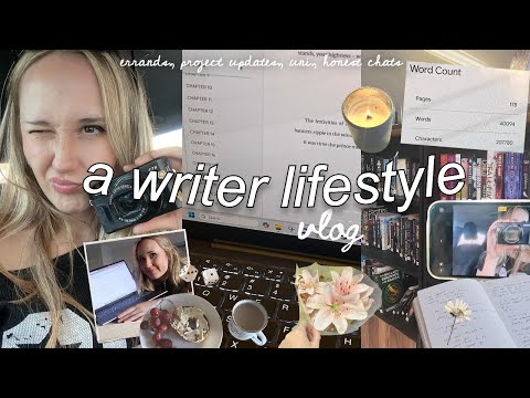 day in the life as an aspiring writer ♡ 𐙚 (writing excerpts, imposter syndrome, lifestyle vlog)