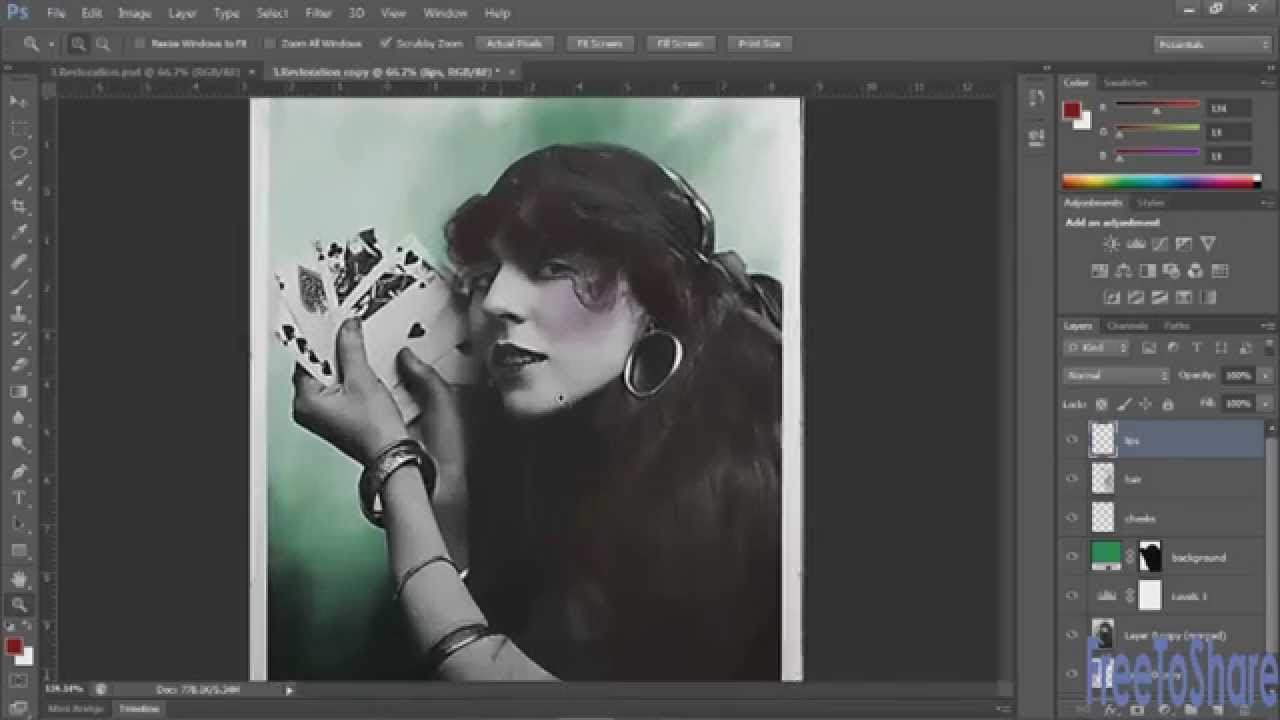 Photo Restoration Tutorial Adobe Photoshop Cs6 Photoshop Photo Restoration Photoshop Cs6