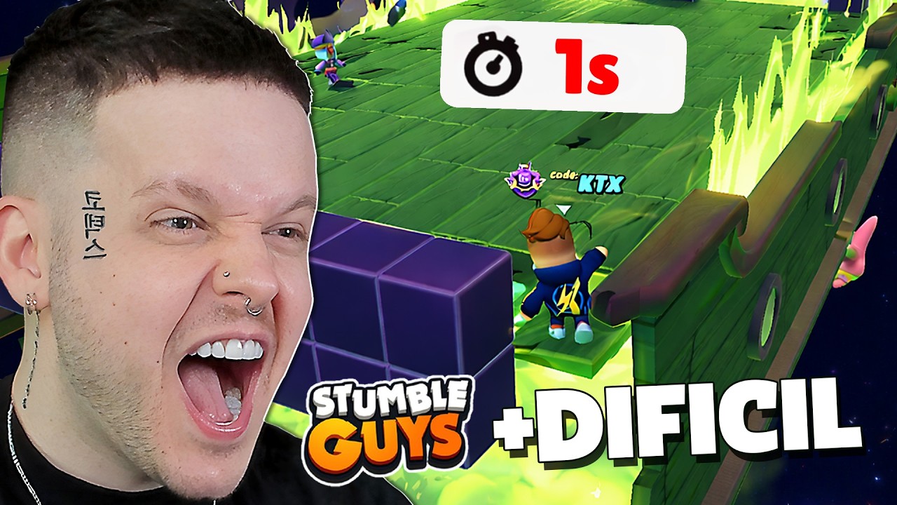 😱 ZERAMOS o BLOCKDASH MAIS DIFICIL do STUMBLE GUYS! ‹ KHORTEX ›