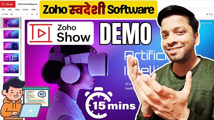 How to Create a Presentation in Zoho Show | Complete Beginner’s Tutorial (Step-by-Step Demo)